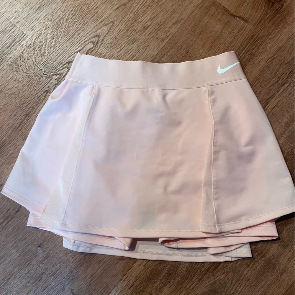 Nike Women's Pink Athletic Shirt with built in shorts drifit medium